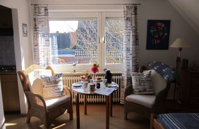 Apartment on the upper floor in a quiet location with garden use