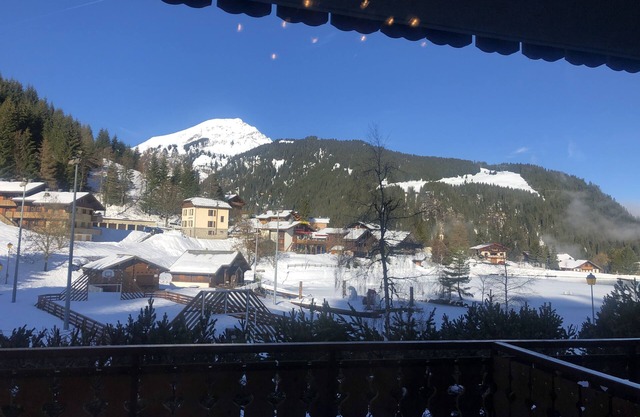 Apartment overlooking Lac du Vonnes Chatel, Porte du Soleil - fantastic location