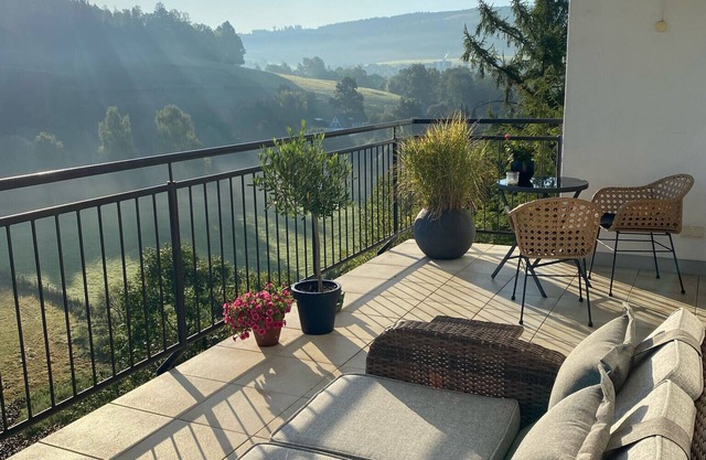 Apartment 'Schmallenberger MauerBlümchen' with Private Terrace and Wi-Fi