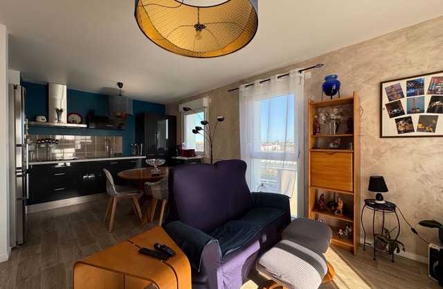 Apartment with balcony in Biéville-Beuville