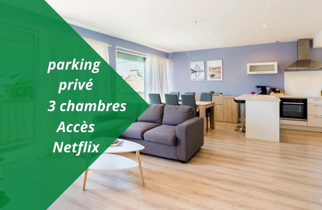 Appartement Confortable proche de la Gare a Saint Malo