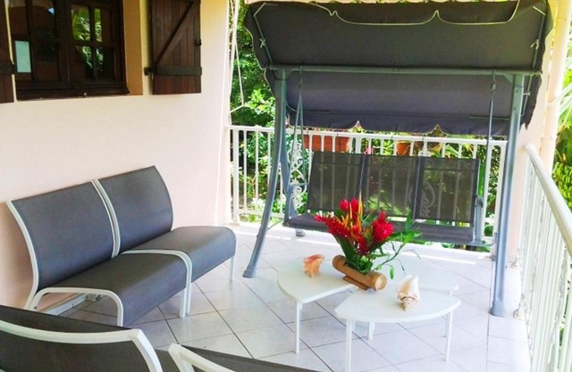 Appartement de 2 chambres avec jardin clos et wifi a Le Lamentin