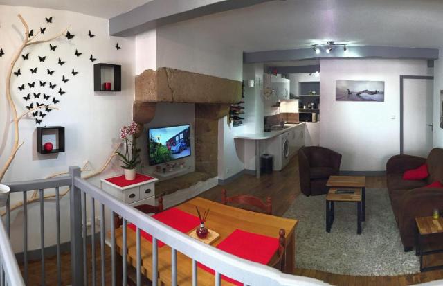 Appartement T3 en souplex sur le port de Saint Goustan