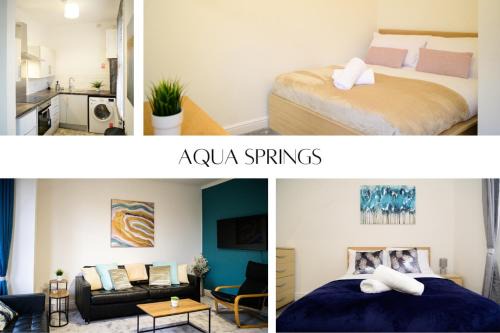 Aqua Springs, 2 BR, Sofa Bed, Sleeps 6, 1st floor apartment, near Didsbury