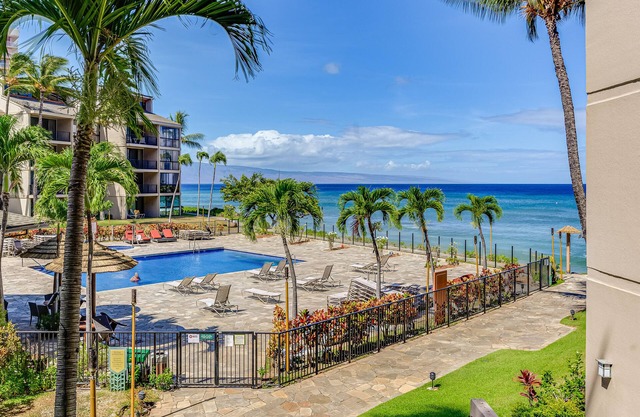 Aston Kaanapali Shores: Ocean and Beach Just Steps Away Unit 203 2BR 2BA