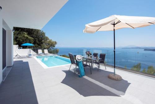 Astounding Corfu Villa 2 Bedrooms Villa Clara Wonderful Sea & Mountain Views Pirgi