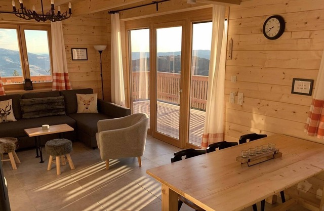 Cozy chalet near the slopes with infrared cabin and sun terrace