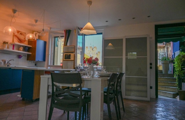 At Paola's house Sirmione old town