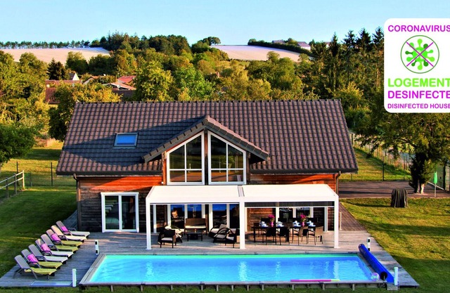 Au detour du Der is a new wooden house in Chavanges centre 10 min from Lake Der