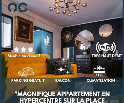 Au Palais des Pyrénées! Hyper centre -Clim-Balcon-Parking Gratuit