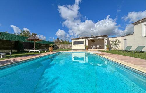 Awesome Home In Aramon With Outdoor Swimming Pool