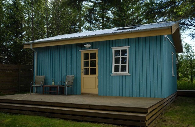 Backyard Village - Turquoise House