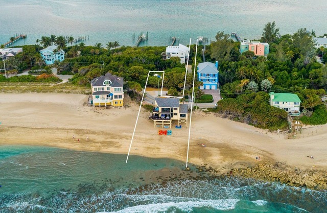 Bathtub Beach Retreat: 8BR/4BA Ocean-to-River w/heated pool +Elevator Discounts!