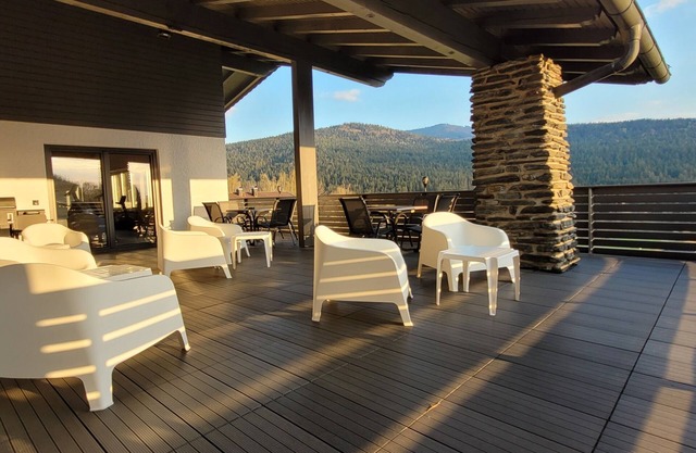 BayVista, the Bayerwald Lodge: 1 room studio (apartment 1), balcony/mountain view