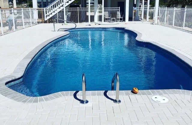 BEACHFRONT AND LARGE POOL THAT CAN BE HEATED