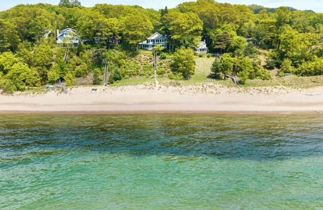 Beachfront Lake Michigan Home