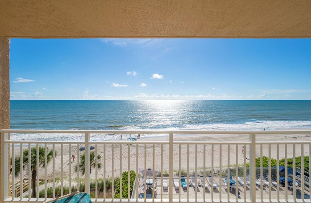 Beachfront Vacation Rental, Beautiful Views from the 5th story balcony.
