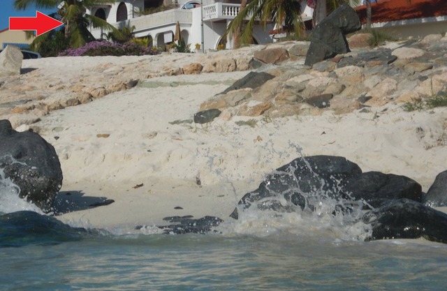 Beachwhitevilla garden apt C,BEST BEACH/SNORKEL 60ft away ,king bed, SEPT. spec