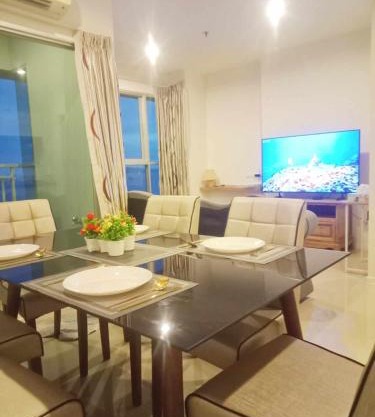 Beautiful 2 Bedroom Seaview Jomtien 18th floor 78sqm พัทยา