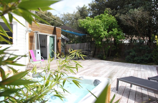 beautiful contemporary wooden frame house in St Trojan les Bains (ILE D'OLERON)
