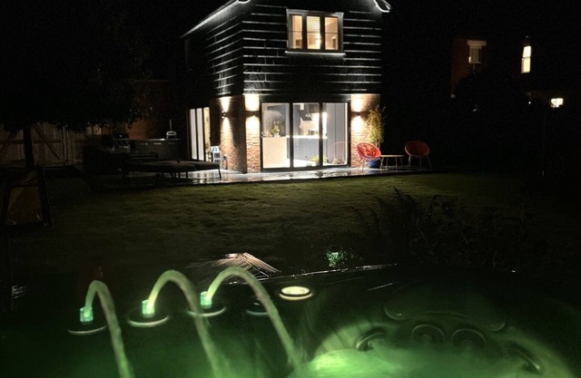Beautiful family house near river with hot tub