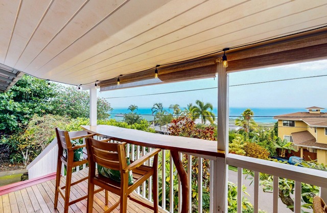 Beautiful home with ocean views, lanai, private gazebo, firepit -great location