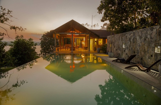 Beautiful Sea Heart House on Koggala Lake, Sri Lanka.