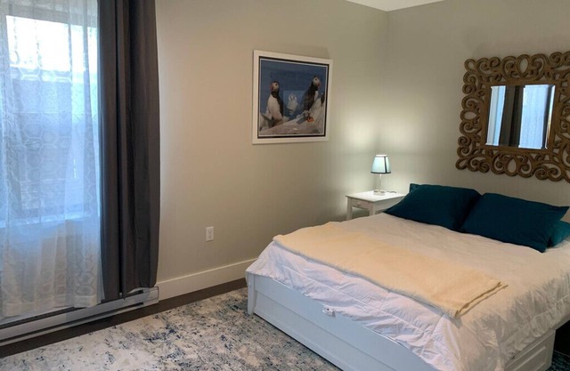 Beautiful, spacious one bedroom suites in downtown Bar Harbor, Maine.