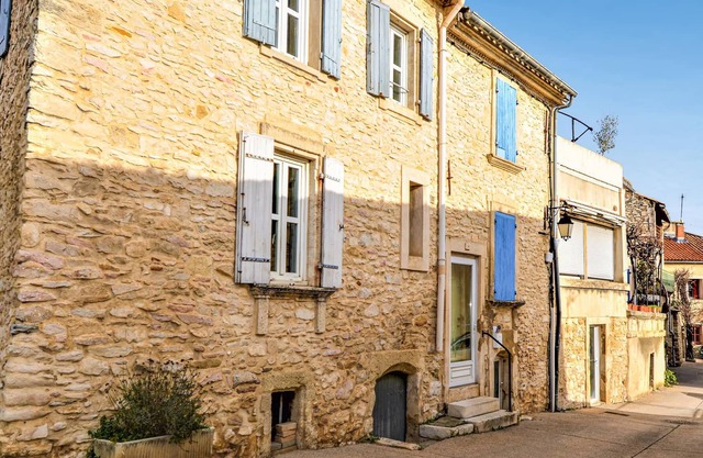 Beautiful terraced stone house in the center of the village.