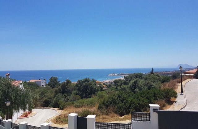 Beautiful view of the Mediterranean Sea, golf vacation, Sotogrande