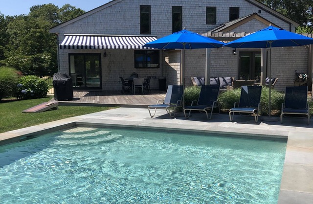 Beautifully Renovated Edgartown Home with Pool in Quiet Location Close to Town.