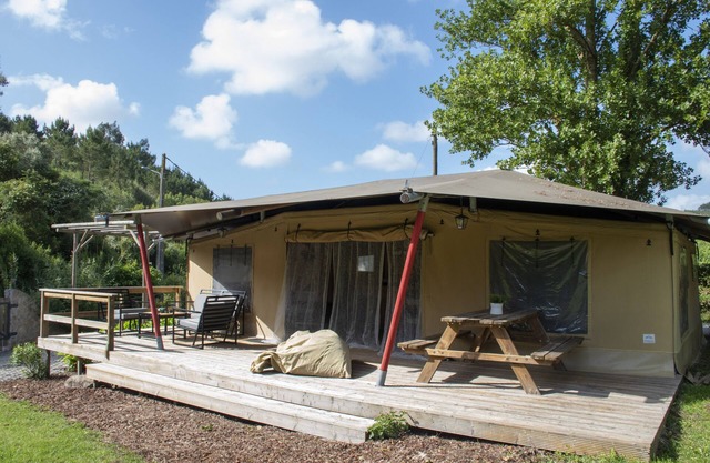 Bedouine style glamping lodge in mini resort.