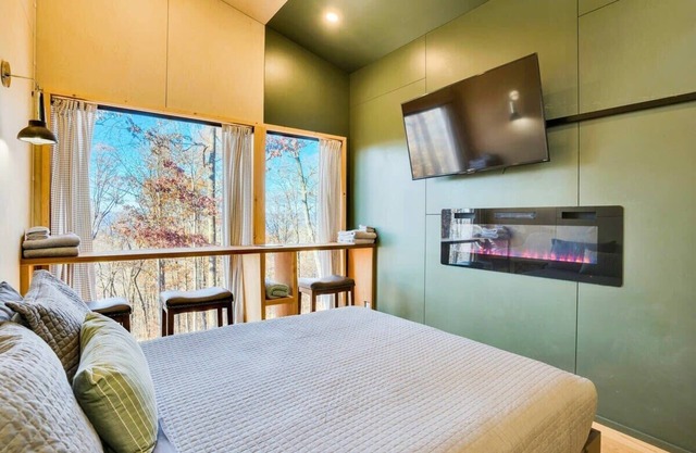 Bird's Nest Spruce at Treetop Escapes!