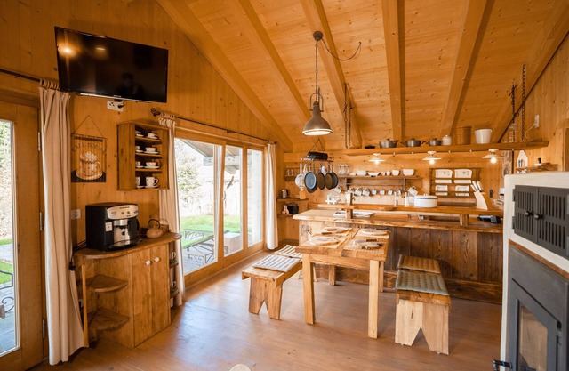 Blockhaus 6 - Traditionelles Blockhaus mit Sauna im Bayrischen Wald