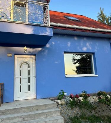 Blue cottage near Krakow