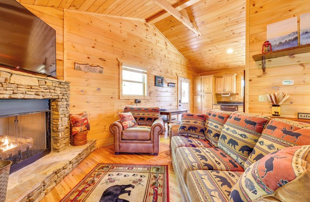 Blue Ridge Mountain Cabin Rental w/Fire Pit!