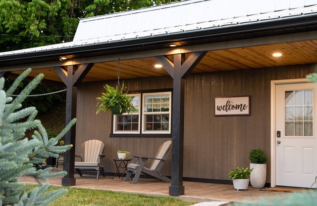 Brand new cottage with grilling patio.