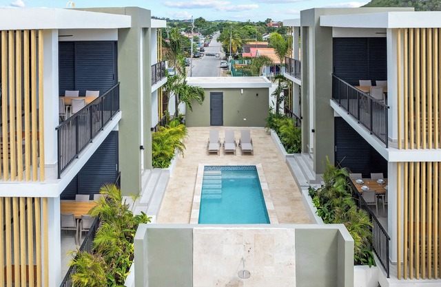 Brand new, modern and bright apartment with spacious balcony and swimming pool