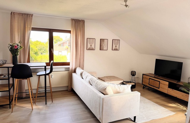 Bright attic apartment with balcony in Bad Friedrichshall