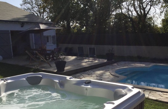 Brittany, Morbihan, Charming house, Sea, 10 people - Swimming pool, Private spa, Nature