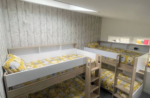 Bunk bed room for 4 next to the sea