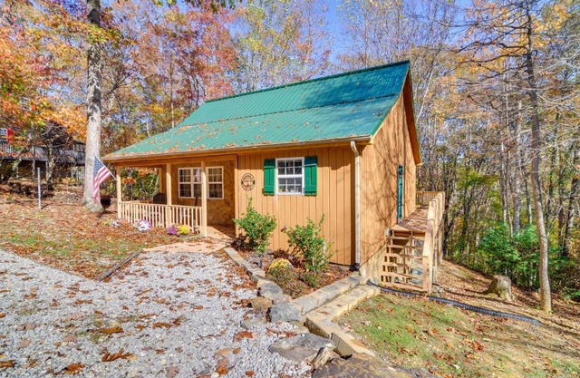 Burnside Resort Cabin with Hot Tub and Outdoor Spots!