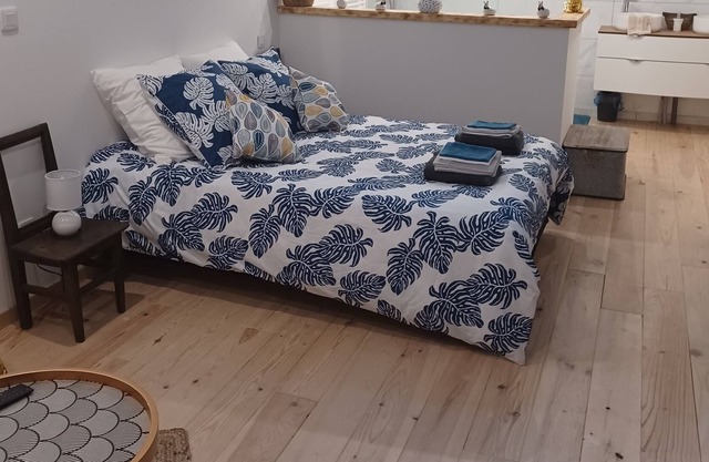 C'est dans cette ancienne ferme Lorraine que nous, avons crées chambre d'Emma
