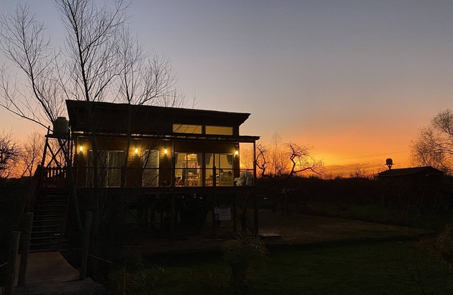 Cabaña con Vista al Río. Playa y Muelle Privados