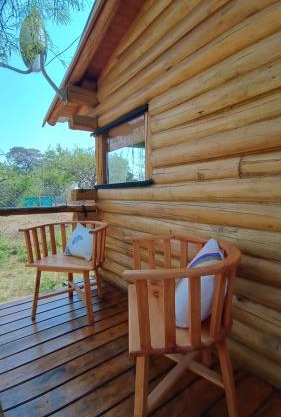 Cabaña el atardecer