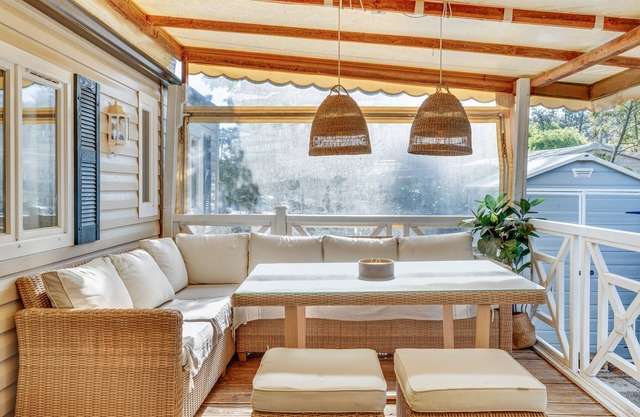 Cabin 70 – Mobile Home with Air Conditioning, SIBLU Club 4* “Les Embruns” at Claouey