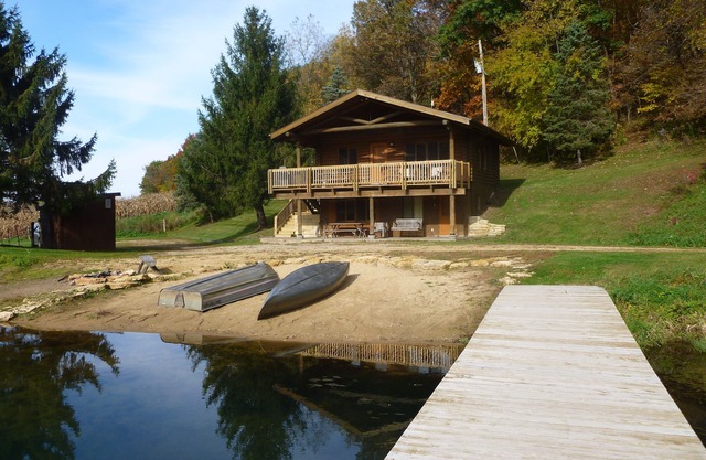 Cabin On The Lake Is Your Own Hideaway On A Private 10 Acre Lake