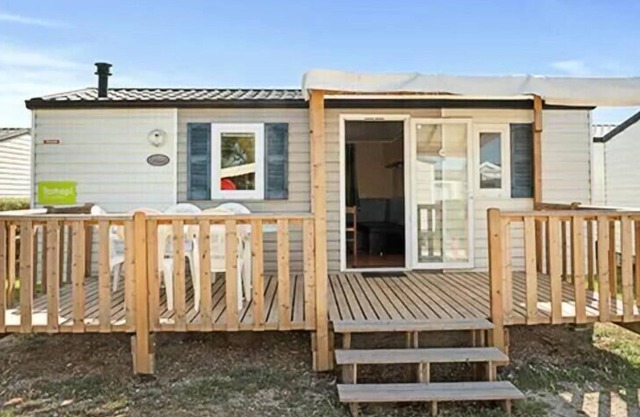 Camping Les Iles*** - Cozy 3-Room Mobile Home 5 adults + 1 child under 12