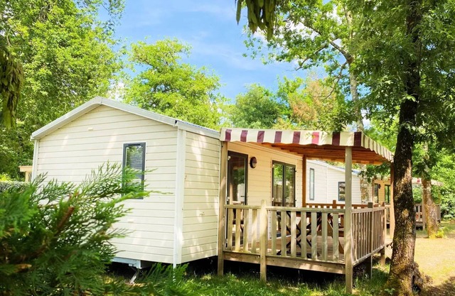 Camping Lou Broustaricq* - Mobile home Macao 3 Rooms 4 People Air Conditioned
