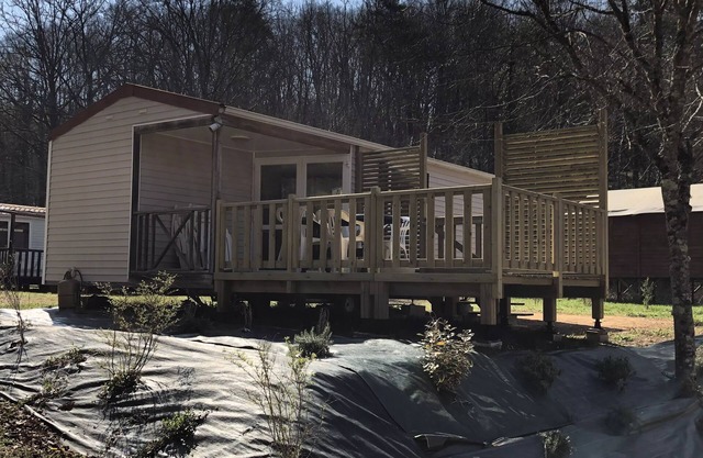 Camping maeva Escapades La Castillonderie * - Comfort Mobile Home 3 Rooms 5 People Air Conditioned